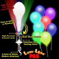 Pro-Lumi-Loon White Balloon w/ Multi Color Lights